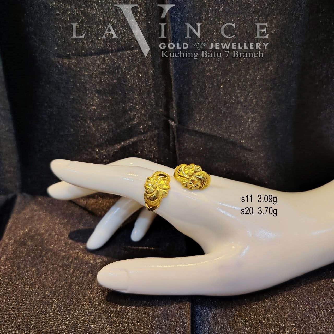 916 Gold Statement Rings